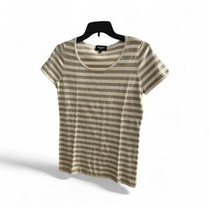 Chic Striped Short Sleeve Tee